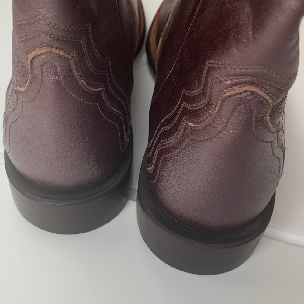 Lucchese Metallic Bronze Rose Gold Boots Size 6B - Picture 9 of 13